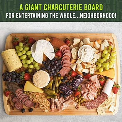 GIGANTIC 36 x 24 Inch Extra Large Bamboo Cutting Board - Image 5