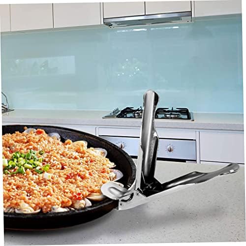 Grill Grate Lifter Stainless Steel Heavy Duty BBQ Plate Pan Bakeware Clamps - Image 4