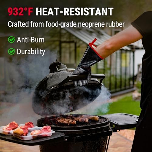 TempPro 932°F Heat Resistant BBQ Gloves - Image 3