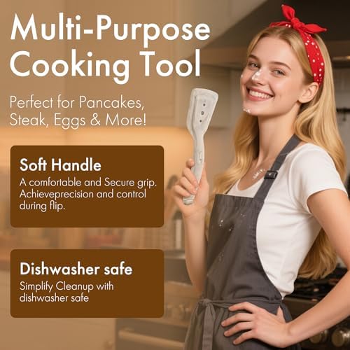 2-in-1 Silicone Spatula Tongs - Image 5