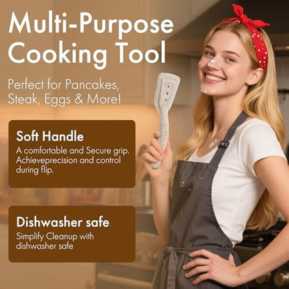 2-in-1 Silicone Spatula Tongs - Image 5