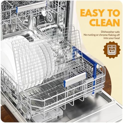 2 PCS Cooling Racks for Cooking and Baking, 15x10 Inches Stainless Steel - Image 5