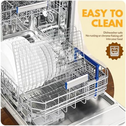 2 PCS Cooling Racks for Cooking and Baking, 15x10 Inches Stainless Steel - Image 5
