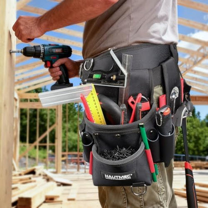 HAUTMEC Heavyweight 4-In-1 Tool Belt, Enhanced 1680D Padded Work Belt - Image 6