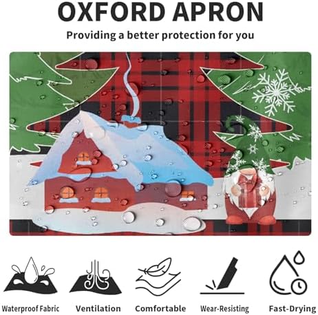 Merry Christmas Apron Xmas Trees Aprons - Image 5