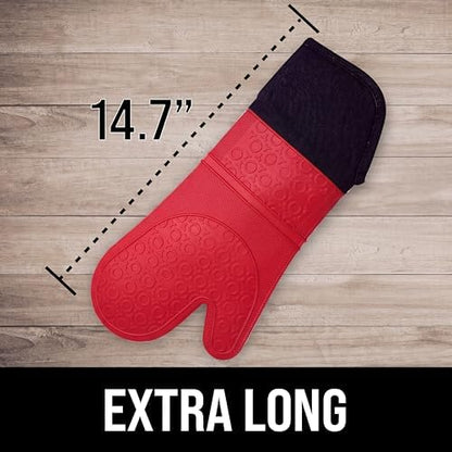 BPA-Free Soft Silicone Oven Mitts - Image 3