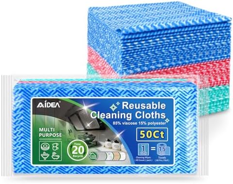 AIDEA Cleaning Wipes, Reusable Paper Towels, Disposable Towels, Domestic Wipes by AIDEAHOME