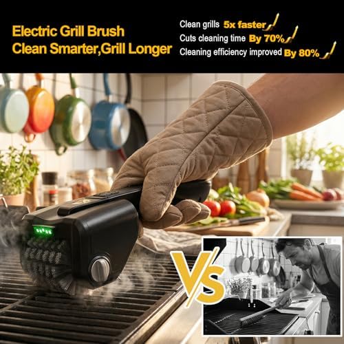 Electric Grill Brush, Rechargeable BBQ Cleaner - Image 3