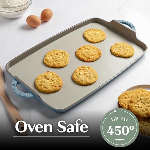 Goodful All-in-One Double Burner Griddle, Ceramic Nonstick, Durable Cast - Image 5