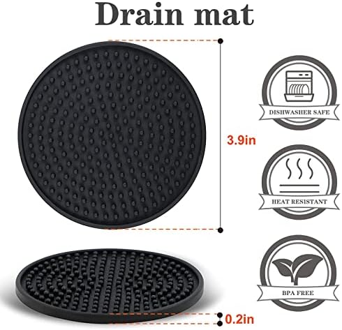 Cast Iron Cleaner Scrubber+Tray Heavy Duty Handle, 3mm Welded Chain Mail - Image 5