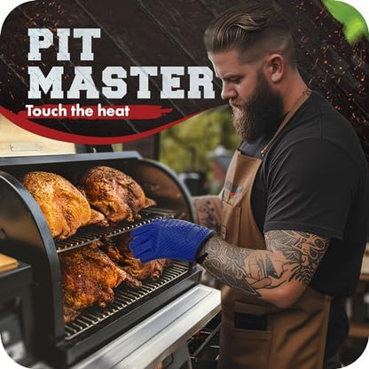 KITCHEN PERFECTION S Silicone Smoker BBQ Gloves - Image 3