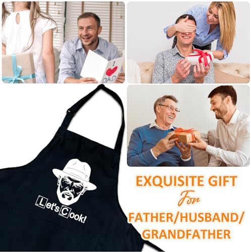 Funny Aprons For Men, Father's Fathers Day Kitchen Gifts For Dad Father Daddy - Image 5