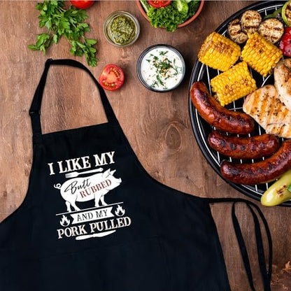 Funny Aprons For Men, Father's Fathers Day Kitchen Gifts For Dad Father Daddy - Image 4