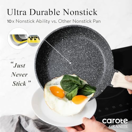 CAROTE 26pcs Nonstick Pots and Pans Set, Cookware Sets, - Image 3