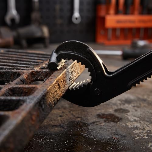 2pcs Cast Iron Grill Grate Lifter, Aluminum Alloy Tongs Strong Grip - Image 3