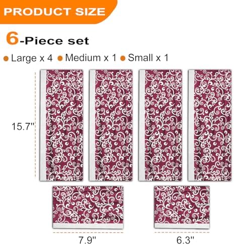 Volecy Refrigerator Handle Covers, Washable Velvet Appliance Door Handle Covers - Image 6