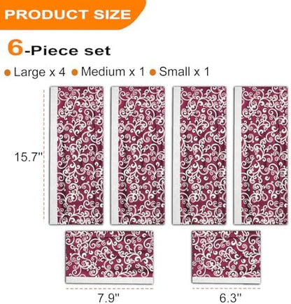 Volecy Refrigerator Handle Covers, Washable Velvet Appliance Door Handle Covers - Image 6