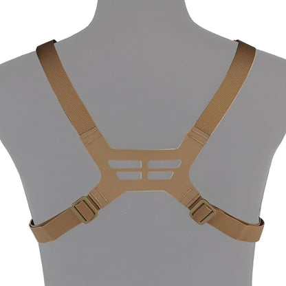 FoldPanel Tactical Chest Vest Pouch Set, Chest Rig Phone Mount as 4.7-6.7" Phone Plate Carrier Accessory with Pouch Cover