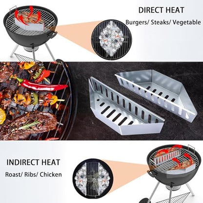Originals Charcoal Basket Stainless Steel Char Holder, Compatible - Image 3