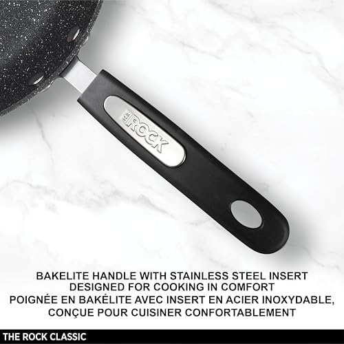 Starfrit The Rock Classic 12.5" Deep Fry Pan, Helper Handle - Image 3