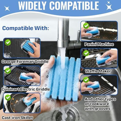 4 Pcs Sponge + 1 Scraper Kit 12207, Compatible - Image 7