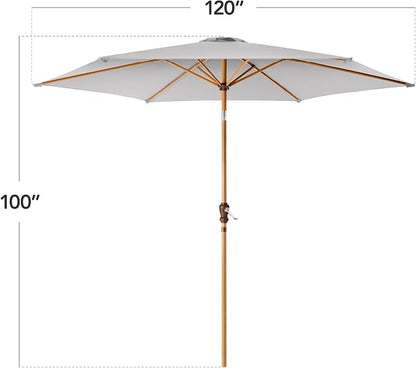 Best Choice Products 10ft Market Umbrella, Outdoor Sun Shade - Image 2