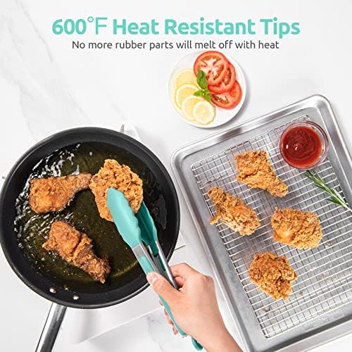 U-Taste Kitchen Tong for Cooking, 600ºF Heat-Resistant Silicon - Image 3
