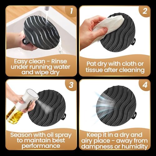 Gourmet Easy Cast Iron Smash Burger Press - Image 5