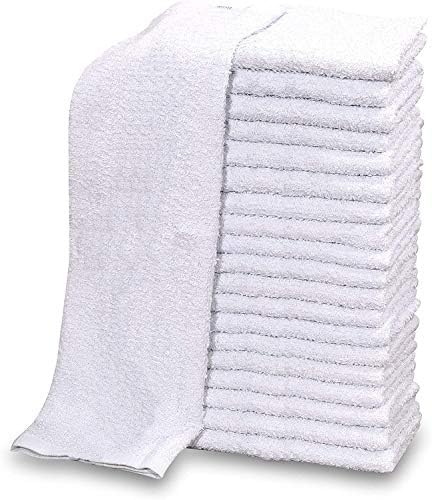 GOLD TEXTILES New Cotton Blend White Restaurant Bar Mops Kitchen Towels by GOLDTEXTILES