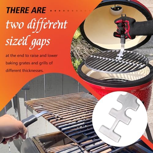 Grill Grate Lifter Stainless Steel Cooking Grate Lifters - Image 4