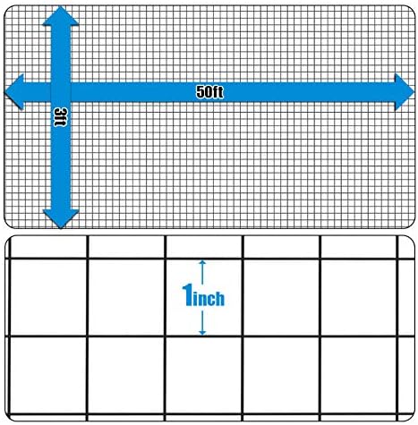 Fencer Wire 16 Gauge Black Vinyl Coated Welded Wire Mesh Size 1 inch by 1 inch for Home and Garden Fence, Protect Chickens Rabbits and Farmed Animals (c. 3 ft. x 50 ft.)