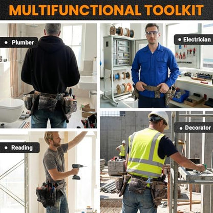 MELOTOUGH Camo Tool Belt with Pouches - Image 6