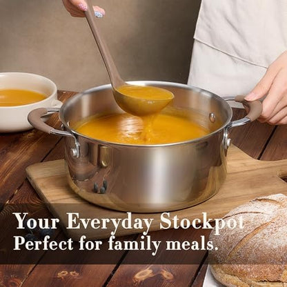 CAROTE 19pcs Tri-Ply Stainless Steel Cookware Set - Image 6
