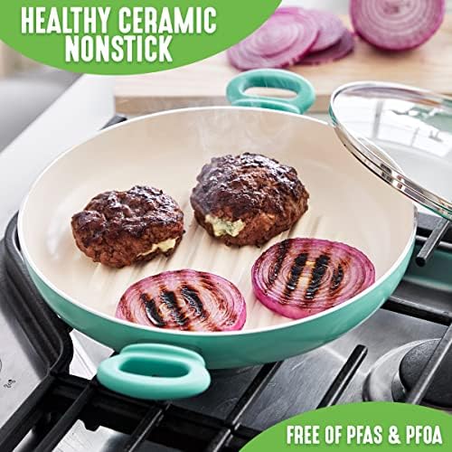 GreenLife 11” Healthy Ceramic Nonstick Grill Pan - Image 2