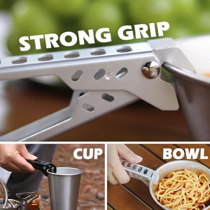 Camp Pan Handle, Camping Pot Grabber Holder Gripper 6 Pcs - Image 6