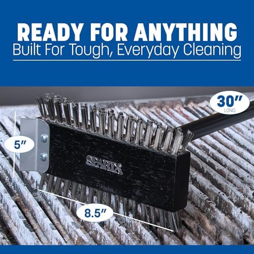SPARTA 4029000 Stainless Steel Grill Brush, Grill Scraper - Image 4