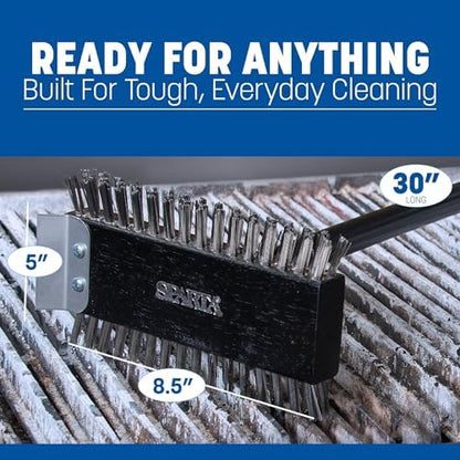 SPARTA 4029000 Stainless Steel Grill Brush, Grill Scraper - Image 4