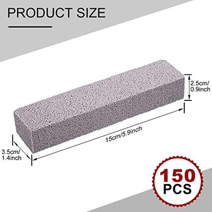 Chinco 150 Pcs Pumice Stick for Cleaning, Pumice Stone Stove Oven Toilet - Image 2
