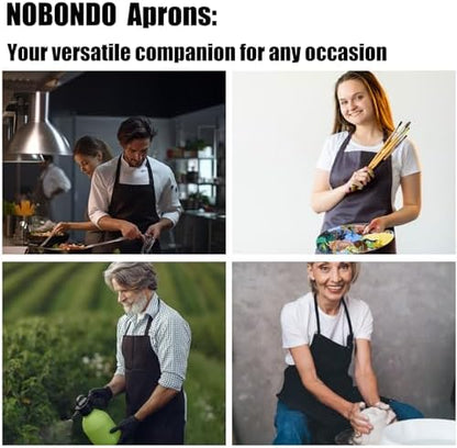 NOBONDO 12 Pack Bib Apron - Image 6