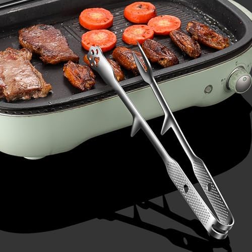 Cooking Tongs Stainless Steel, Bbq Grilling Tongs - Image 3