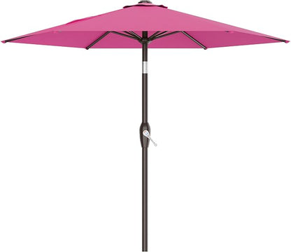 7.5FT Patio Umbrella Table Market Umbrella w/Tilt and Crank, Heavy-Duty Outdoor by AreShark