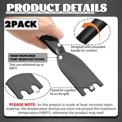 Nylon Grill Scraper Cleaning Tool Fit - Image 2