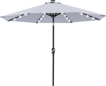 ABCCANOPY Solar Led Patio Umbrella by ABCCANOPY