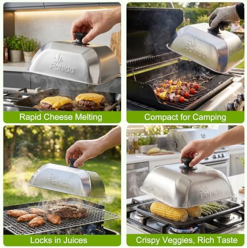 10"×10" Stainless Steel Basting Cover - Image 7