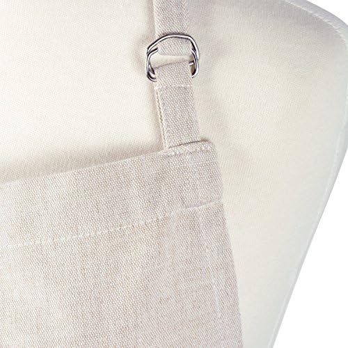 DII 100% Cotton Solid Chambray Kitchen Set, Chef Apron, 1 Piece - Image 5