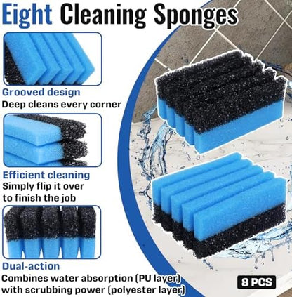 8 Pcs Sponge + 2 Scraper Kit 12207, Compatible - Image 5