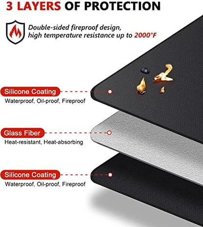 Protebox 90 x 48 inch Under Grill Mats - Image 2