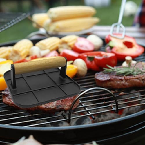 Smashed Burger Press with Wood Handle - Image 6