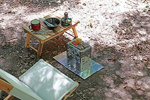 Captain Stag UG-3276 / UG-3277 Windscreen, Windscreen, Ash Catcher, 2-Way Grill - Image 5