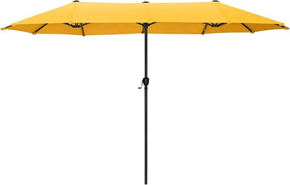 13 ft Large Double-Sided Patio Umbrella, Outdoor Umbrella, Market Umbrella by HERASPALACE